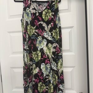 J. Jill Pink Sleeveless Scoop Neck Sundress